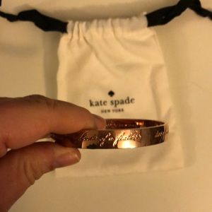Kate Spade Bridesmaid Bangle Rose Gold